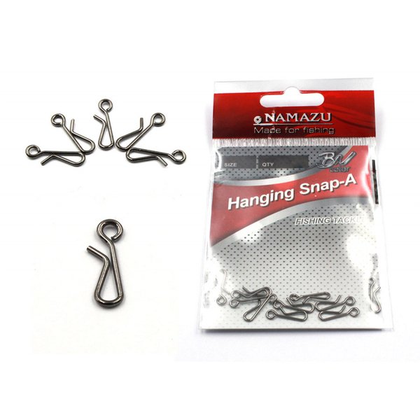 Застежка Namazu HANGING SNAP-A, цв. BN, р. 4, test-17 кг