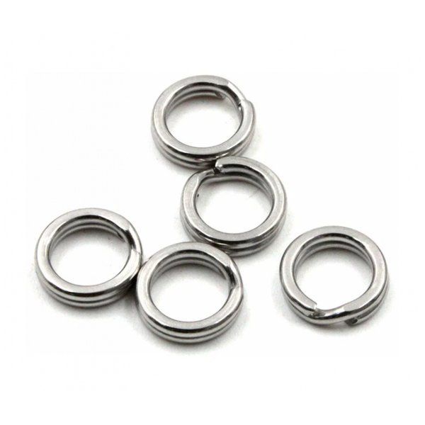 Заводное кольцо Namazu RING-A, цв. Cr, р. 10 ( d=4,3 mm), test-3,5 кг (уп.10 шт)/2000/