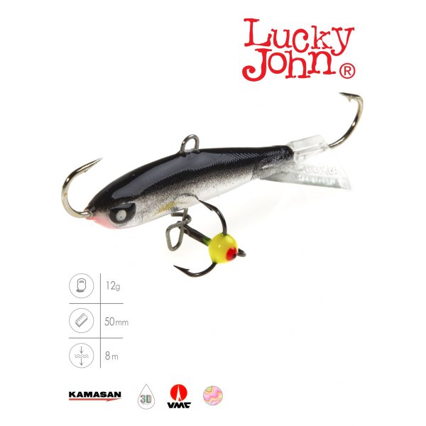 Балансир Lucky John NORDIC 4 с тр. 40мм/13H блистер