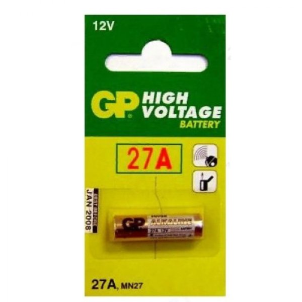 Батарейка высоковольтная GP 27А27А-ВС1 BL-1/100