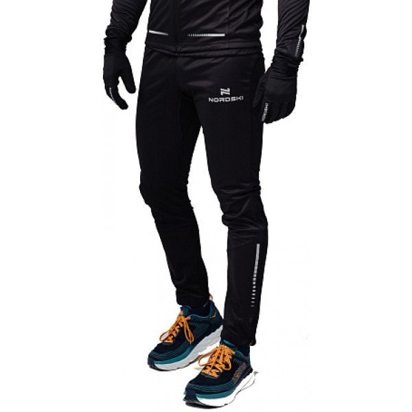 Разминочные брюки NORDSKI Pro Black (44-XS)