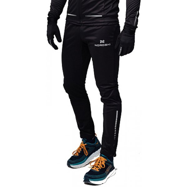 Разминочные брюки NORDSKI Pro Black (44-XS)