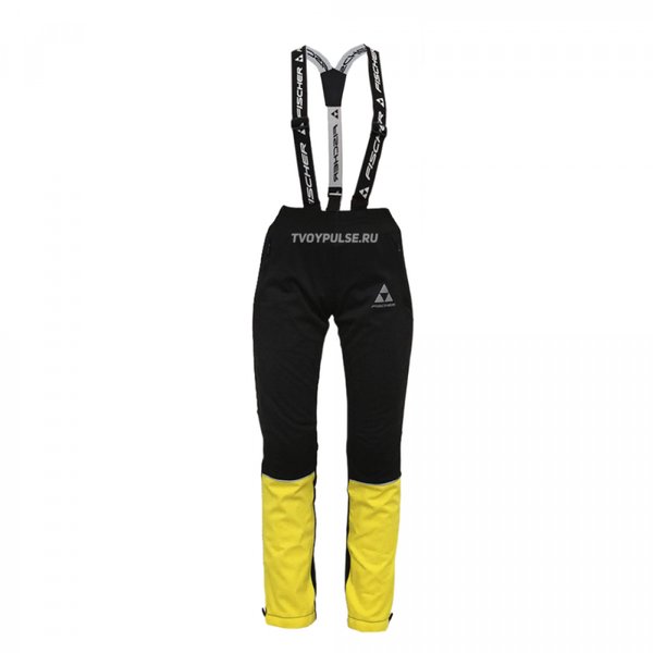 Брюки детские FISCHER Softshell Warm (черно-лим.) рост 146