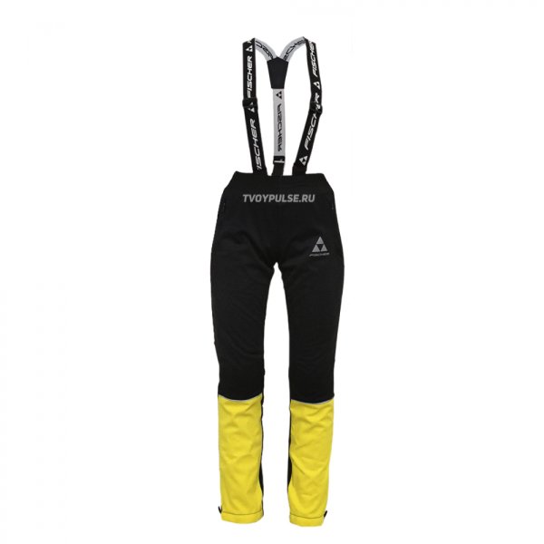 Брюки детские FISCHER Softshell Warm (черно-лим.) рост 146