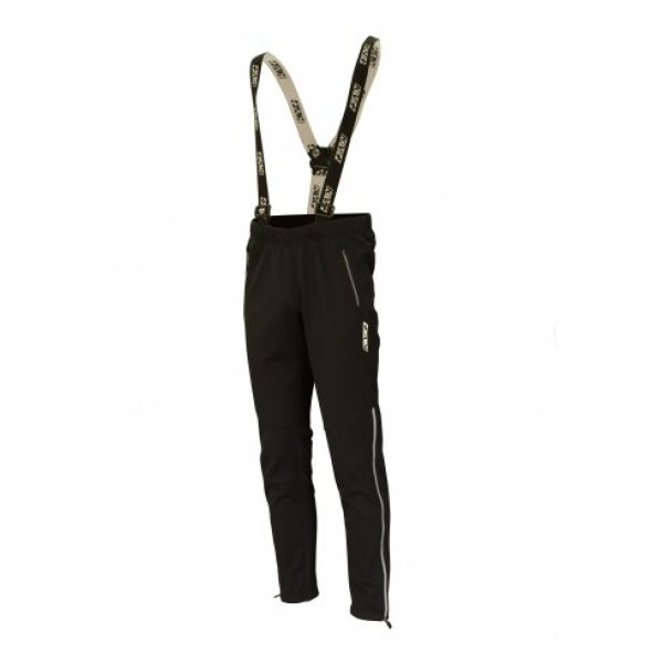 Разминочные брюки KV+ CROSS pants с лямками (черн) L