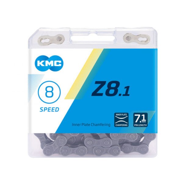Цепь КМС Z8.1, 116 звеньев, для трещотки/кассеты на 7/8, 7,1мм
