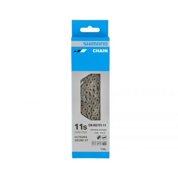 Цепь Shimano HG701, 116 звеньев, для кассеты на 11 звезд