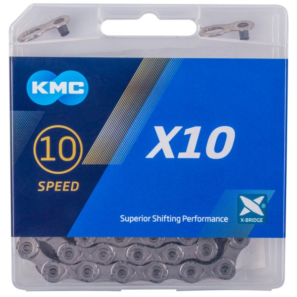 Цепь КМС X10, 114 звеньев, для кассеты на 10 звезд