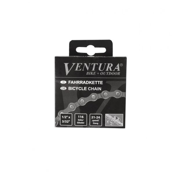 Цепь “Ventura”, 116 звеньев, для трещотки/кассеты на 7/8 звезд