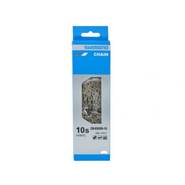 Цепь Shimano E6090, 126 звеньев, для кассеты на 10 звезд и 1 звезды спереди