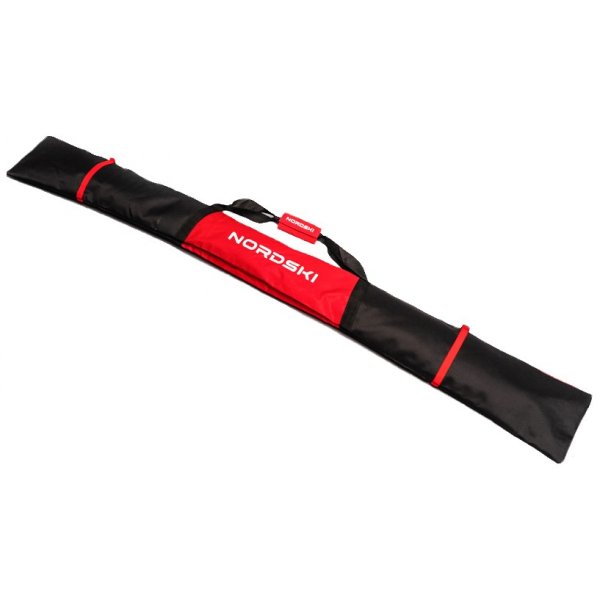 Чехол для лыж Nordski 195см 1 парa Black/Red (one size)