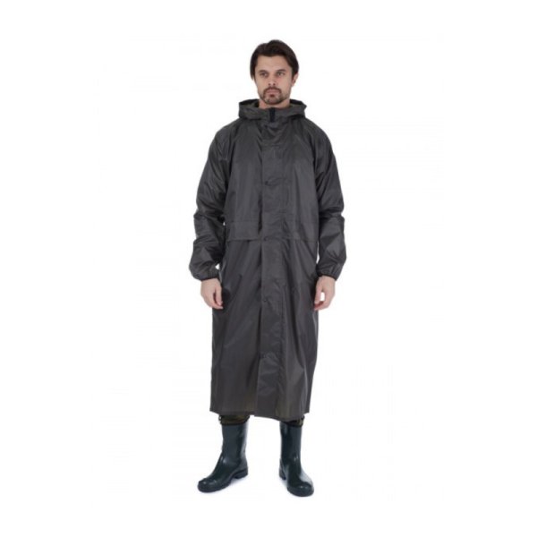 Плащ Skadi влагозащ. проклеен. Роса, ткань Taffeta PU 3000 мм, цв. хаки, р.48-50
