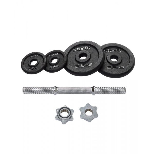 Гантель разборная чугунная в коробке STARFIT DB-715 7 кг