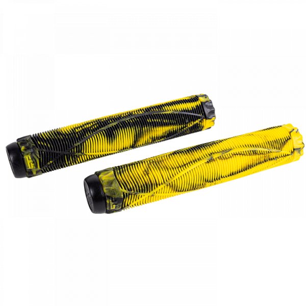 Грипсы для трюкового самоката TECH TEAM Fish 170mm, Yellow/Black