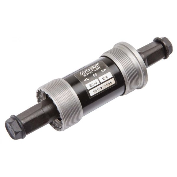 Каретка NECO B910 68/124,5 мм, 1.37x24tpi, под квадрат, сталь