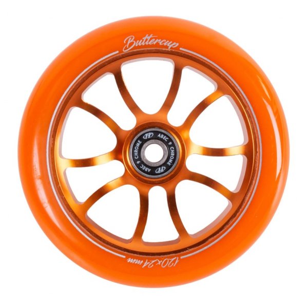 Колесо для трюкового самоката Tech Team 120*24мм, Buttercup, orange