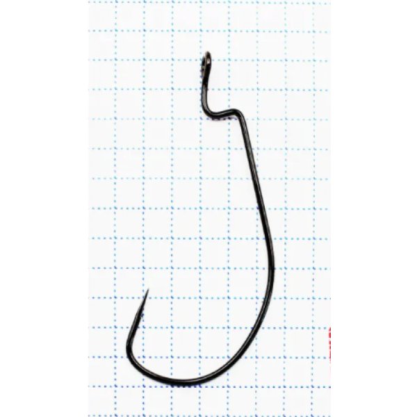 Крючки офсетные KOI WIDE RANGE WORM, размер 4/0 (INT), цвет BN, (10 шт.)