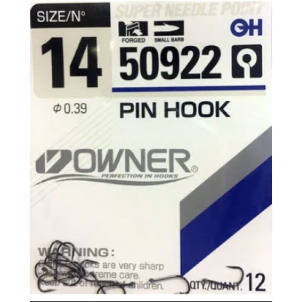 Крючки OWNER Pin Hook BC №14 (12шт.)