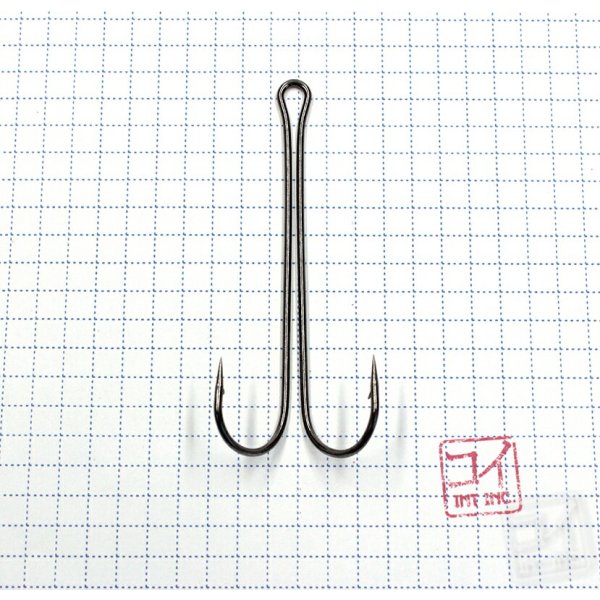 Крючок двойник KOI 3 XL DOUBLE HOOK, размер 3/0 (INT), цвет BN