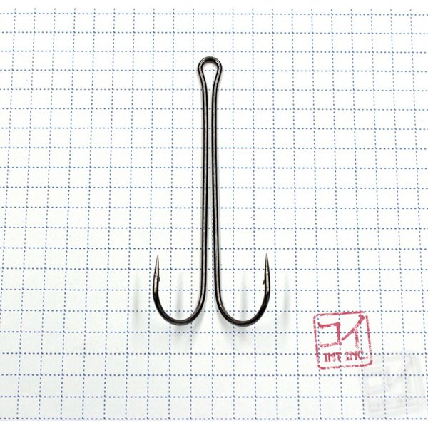 Крючок двойник KOI 3 XL DOUBLE HOOK, размер 4/0 (INT), цвет BN