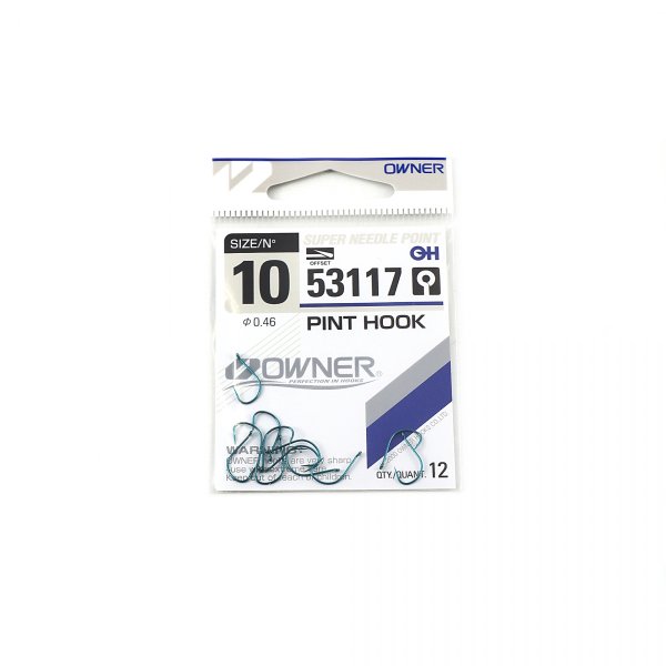 Крючки OWNER Pint Hook blue №10 12шт