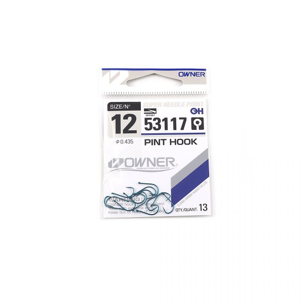 Крючки OWNER Pint Hook blue №12 12шт