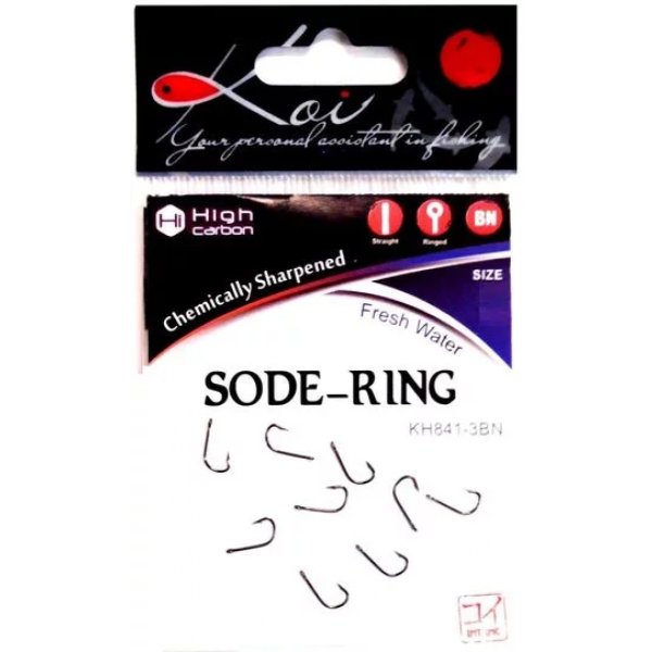 Крючки KOI SODE-RING, размер 3 (AS)/16(INT) цвет BN (10 шт.)/300/