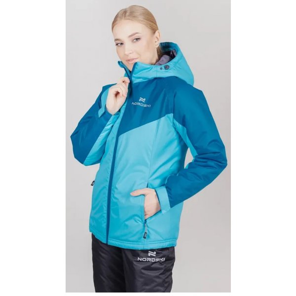 Утепленная куртка NORDSKI Premium-Sport Aquamarine/Blue W (46-2XL)