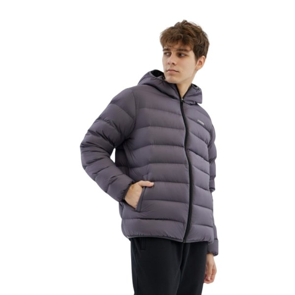 Пуховик STROBBS E2326, серый, 3XL