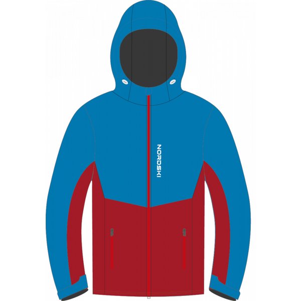 Утепленная куртка Nordski Kids Montana Blue/Red. рост 122