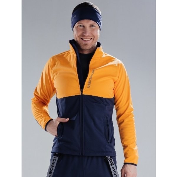 Разминочная куртка NordSki Premium Orange/Blueberry 44-XS