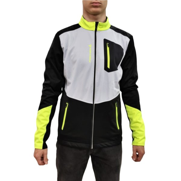 Куртка мужская FISCHER Softshell Warm (черно-сер.) р-р 50 (L)