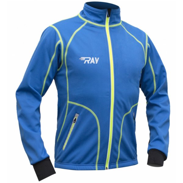 Куртка разминочная RAY WS модель STAR (Kids) синий 152 см