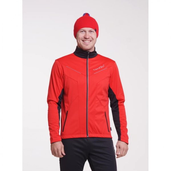 Разминочная куртка NordSki Premium Red/Black (44-XS)