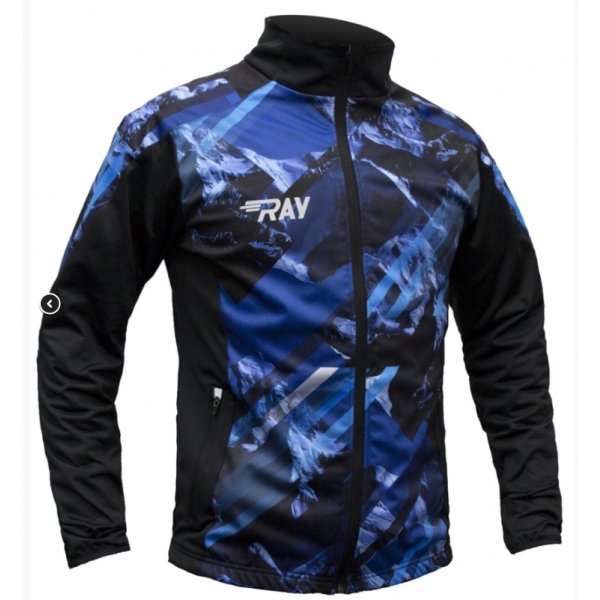 Куртка разминочная RAY WS PRO RACE (Men)синий/черный (54 RU)