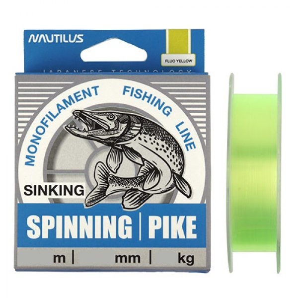 Леска  Nautilus Spinning щука 0,16мм.,4,05кг, 100м.