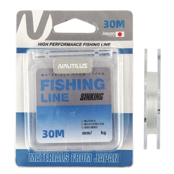 Леска Nautilus Toray Leader 0,161мм.,4,15кг, 30м.