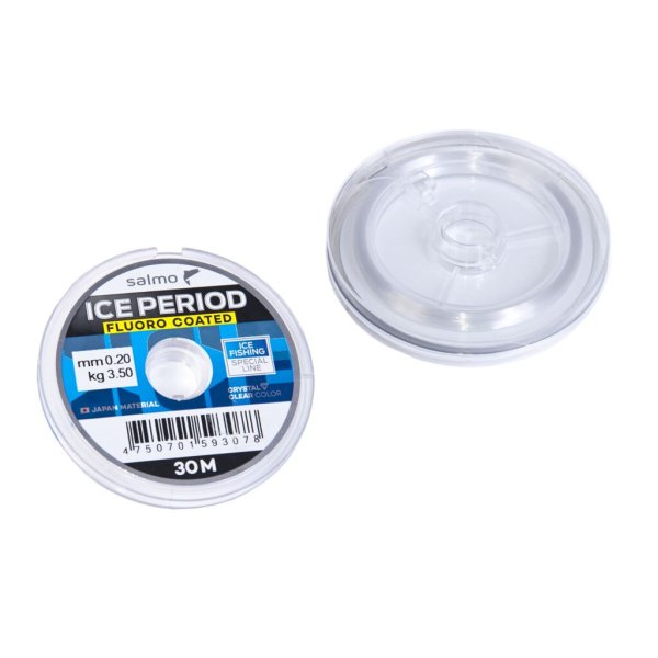 Леска флюорокарбон Salmo ICE PERIOD FLUORO COATED Ø - 0,20мм, тест 3,50кг, 30м