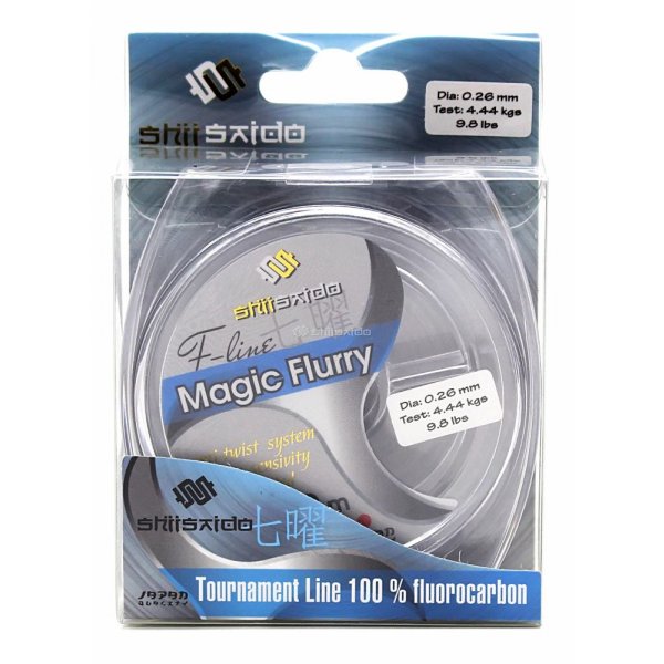 Леска флюорокарбон Shii Saido Magic Flurry Ø - 0,226мм, тест 3,53кг, 30м