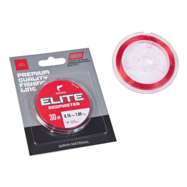 Леска Salmo Elite REDMASTER 0,15мм, 1,8кг, 30м