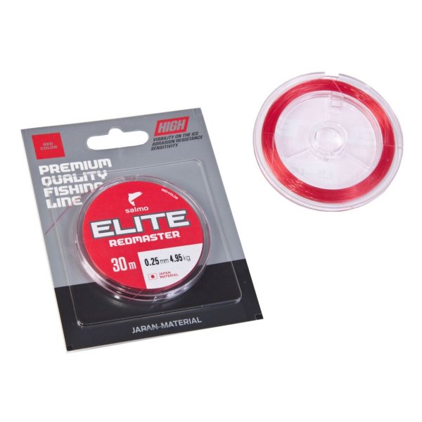 Леска Salmo Elite REDMASTER 0,25мм, 4,95кг, 30м