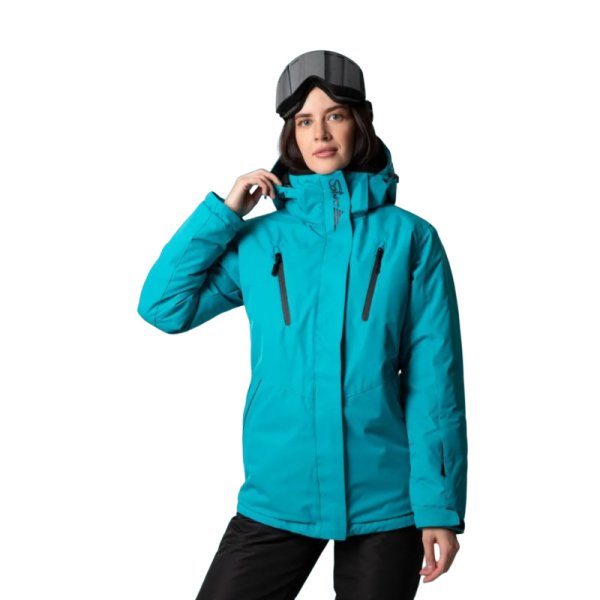 Горнолыжная куртка SAIMAA бирюзовый (L)
