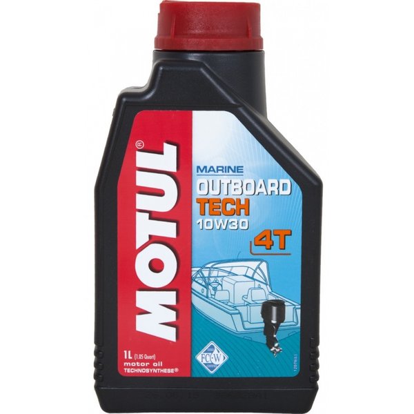 Масло моторное Motul 4-T Outboard Tech Франция 10W40 1л