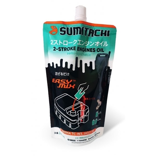 Масло моторное SUMITACHI 2-STROKE ENGINES OIL TC-W3 0,24л