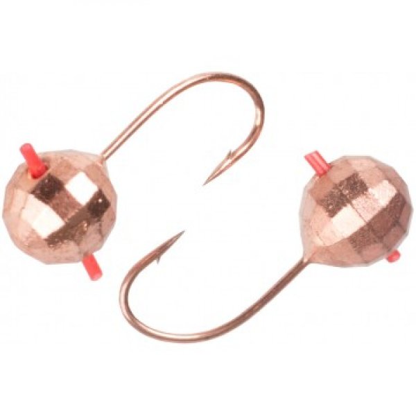 Мормышка вольф Шар с отв.мелк.гр. 3мм 0,26гр с кемб CU (MW-1630C-CU) Helios