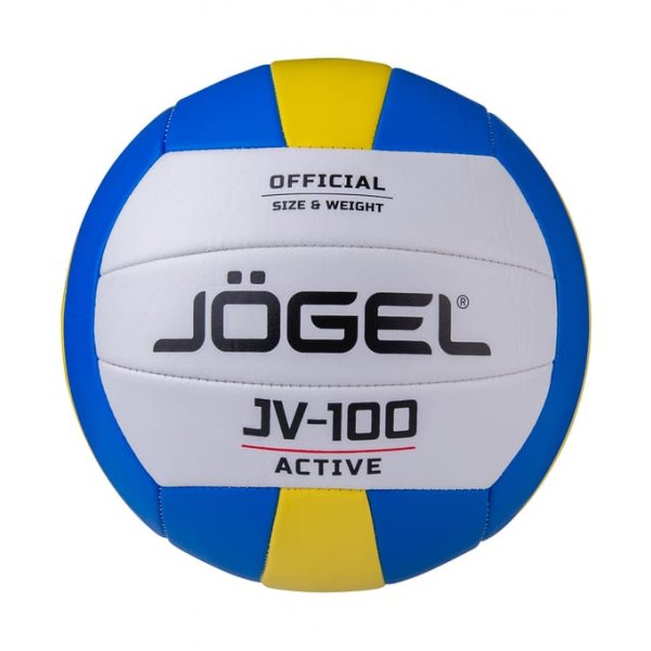 Мяч волейбольный Jögel JV-100, синий/желтый