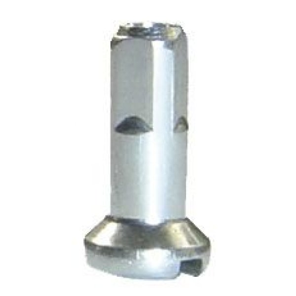 Ниппель 12мм стальной CNSPOKE 14G (2мм) серебристый (50шт/уп)