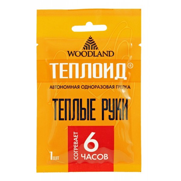 Грелка одноразовая WOODLAND Теплоид 6ч