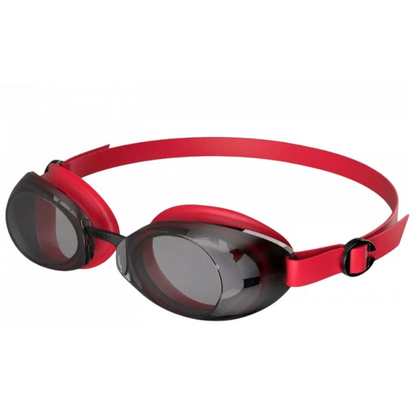 Очки для плавания SPEEDO Jet 2.0 ДЫМЧАТЫЕ линзы, красная оправа