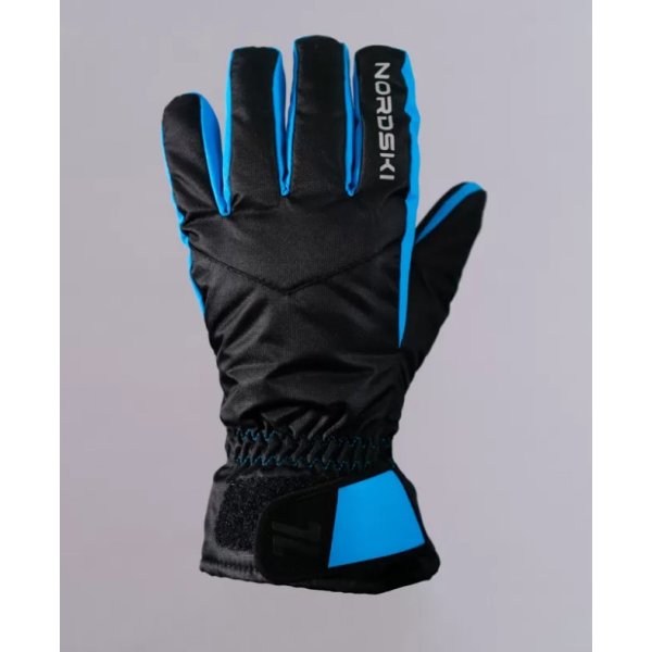 Перчатки Nordski Arctic Black/Blue Membrane (8-S)